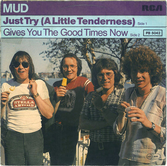 Mud : Just Try (A Little Tenderness) (7", Single)