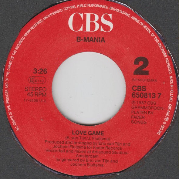 B-Mania : Back In The USSR (7", Single)