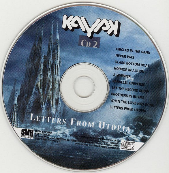 Kayak : Letters From Utopia (2xCD, Album, Sup)