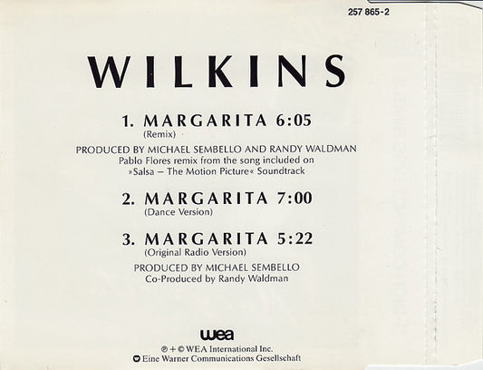 Wilkins : Margarita (CD, Mini, Single)