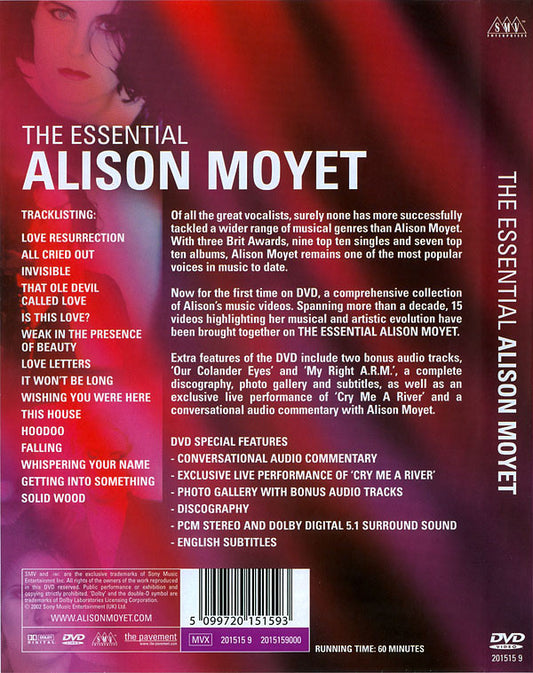 Alison Moyet : The Essential Alison Moyet (DVD-V, PAL)