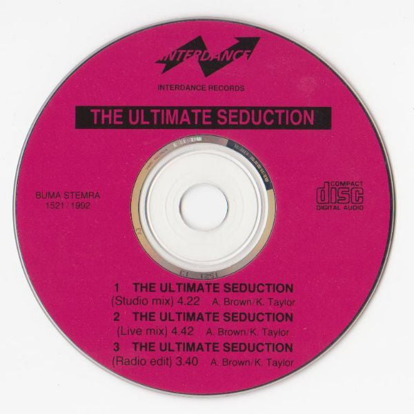 The Ultimate Seduction : The Ultimate Seduction (CD, Maxi)