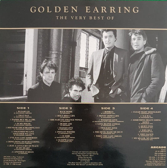 Golden Earring : The Very Best Of 1965 - 1988 (2xLP, Comp)