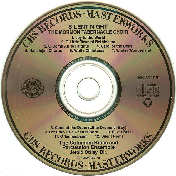 Mormon Tabernacle Choir / The Columbia Brass And Percussion Ensemble : Silent Night: The Greatest Hits Of Christmas (CD, RE)