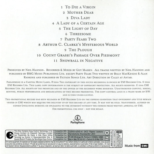 The Divine Comedy : Victory For The Comic Muse (CD, Album, Copy Prot., Promo)