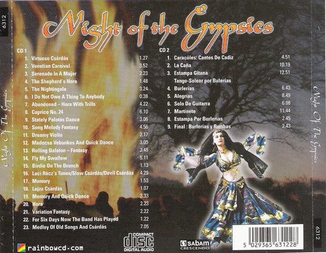 Sándor Lakatos, Grupo Curra Velez : Night Of The Gypsies (2xCD, Comp)