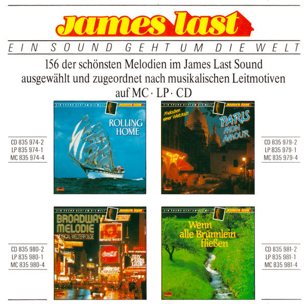 James Last : Paris, Mon Amour (CD, Comp)