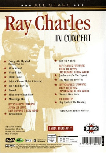 Ray Charles : What'd I Say (DVD-V, Multichannel, Reg)