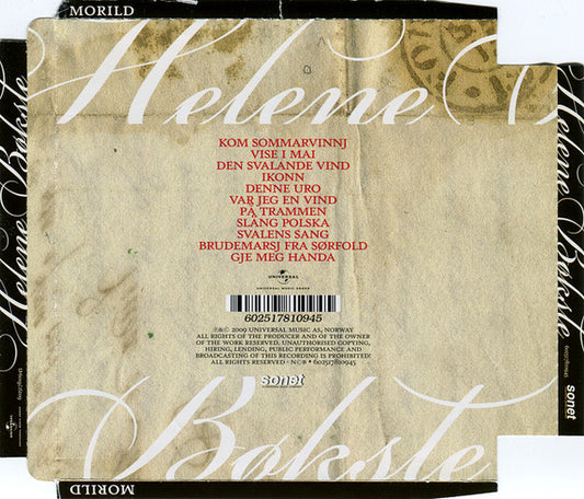 Helene Bøksle : Morild (CD, Album, Sup)