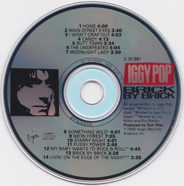 Iggy Pop : Brick By Brick (CD, Album)