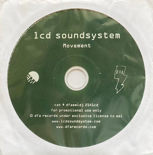 LCD Soundsystem : Movement (CD, Single, Promo)
