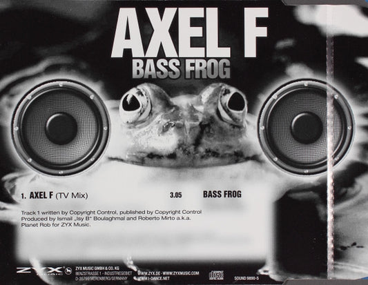 Bass Frog : Axel F (CD, Single)