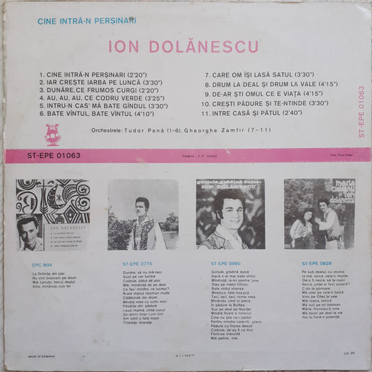 Ion Dolănescu : Cine Intră În Perșinari (LP, Album, Mono, Whi)