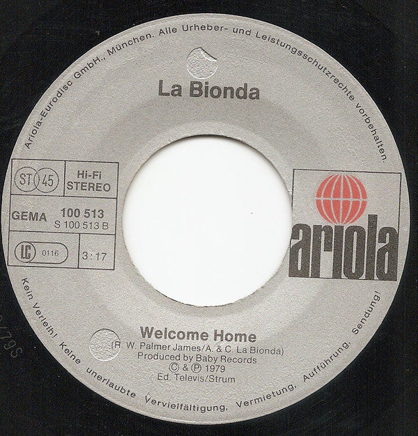 La Bionda : Bandido (7", Single)