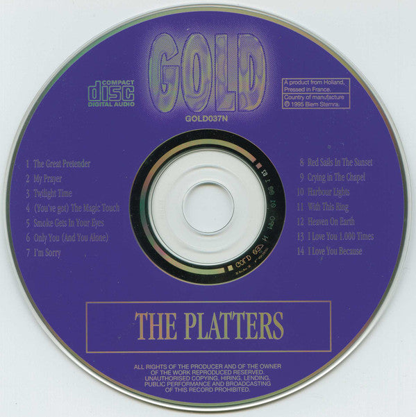 The Platters : Gold (CD, Comp)