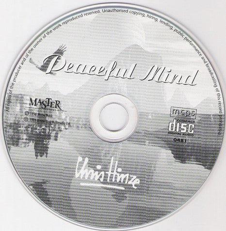 Chris Hinze : Peaceful Mind - Music For Inner Balance (CD, Album)