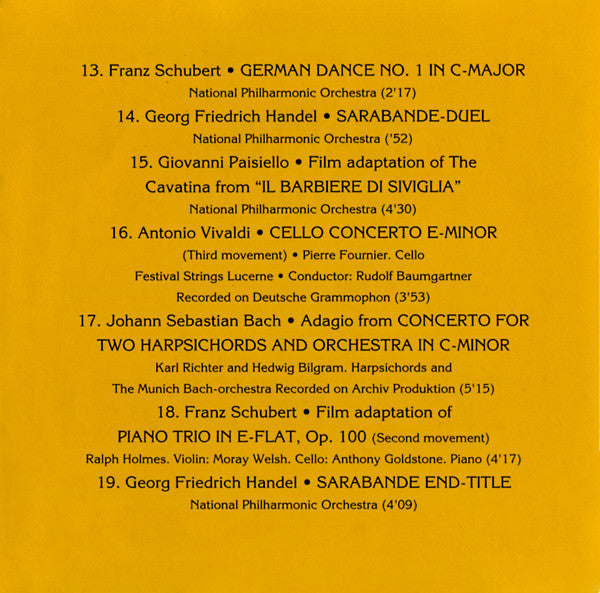 Various : Barry Lyndon (Music From The Academy Award Winning Soundtrack) (CD, RE)
