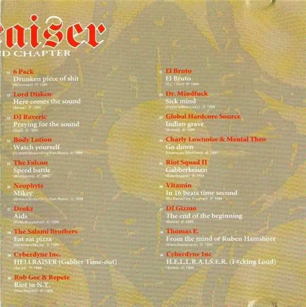 Various : Hellraiser - The Second Chapter (CD, Mixed)