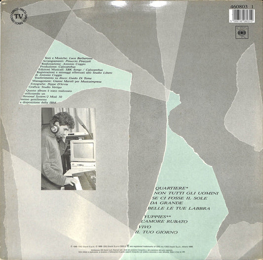 Luca Barbarossa : Non Tutti Gli Uomini (LP, Album)