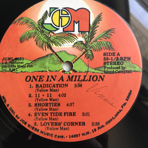 Yellowman : One In A Million (LP)