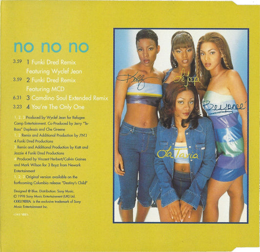 Destiny's Child : No No No (CD, Single)