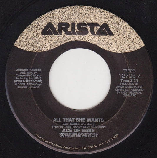 Ace Of Base : Don't Turn Around (7", Single)