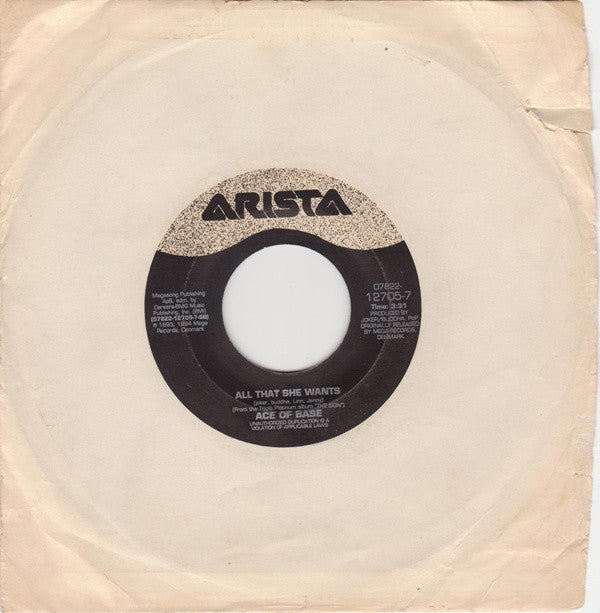 Ace Of Base : Don't Turn Around (7", Single)