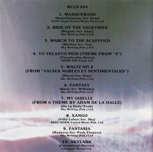 Sky (4) : Sky 4 Forthcoming (CD, Album, RE)
