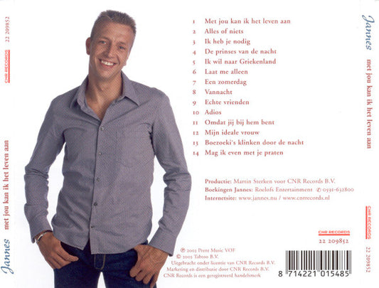 Jannes : Met Jou Kan Ik Het Leven Aan (CD, Album)