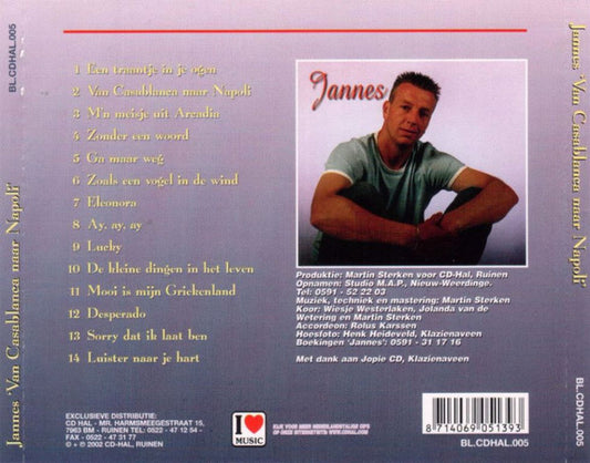 Jannes : Van Casablanca Naar Napoli (CD, Album)