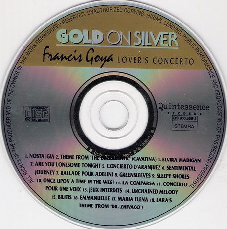Francis Goya : Lover's Concerto (CD, Comp)