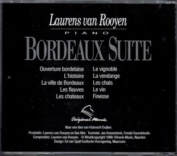 Laurens van Rooyen : Bordeaux Suite (CD, Album)