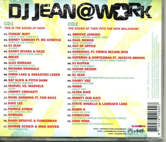 DJ Jean : DJ Jean @ Work (2xCD, Mixed)