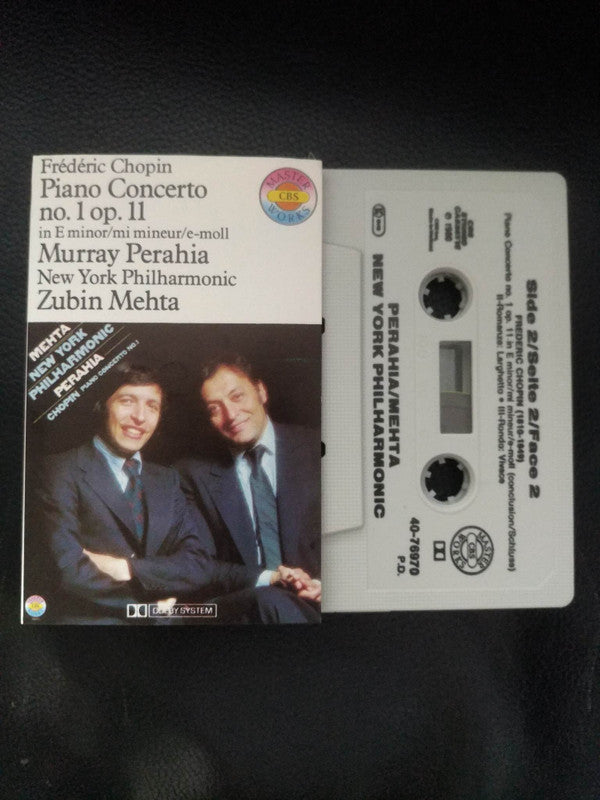 Frédéric Chopin - Murray Perahia, New York Philharmonic, Zubin Mehta : Piano Concerto No. 1 (Cass, Album)