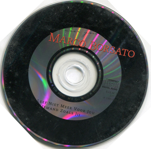 Marco Borsato : Ik Leef Niet Meer Voor Jou (CD, Single)