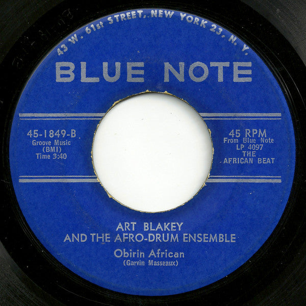 Art Blakey & The Afro-Drum Ensemble : Ife L'Ayo (7")