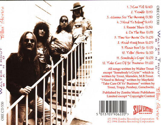 Walter Trout Band : Tellin' Stories (CD, Album)