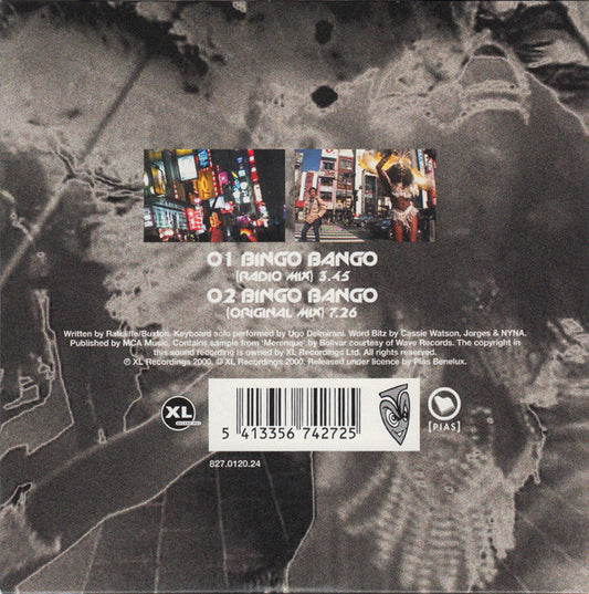 Basement Jaxx : Bingo Bango (CD, Single, Car)