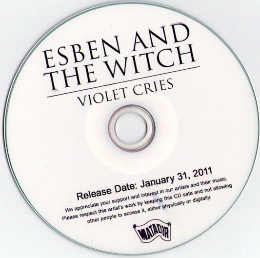 Esben And The Witch : Violet Cries (CDr, Album, Promo)