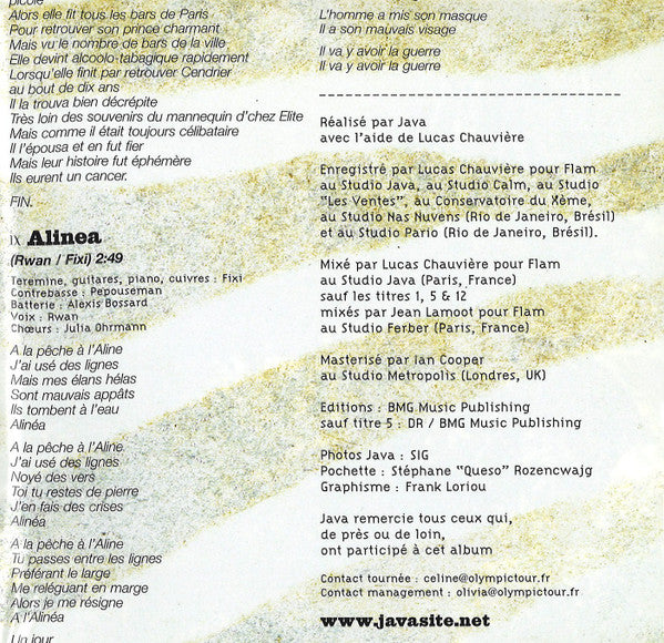 Java (7) : Safari Croisière (CD, Album)