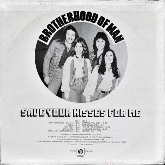 Brotherhood Of Man : Save Your Kisses For Me (LP, Album)