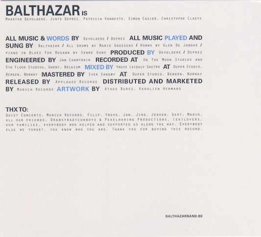 Balthazar (6) : Applause (CD, Album)