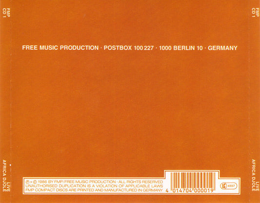 Africa Djolé : Live (The Concert In Berlin '78) (CD, RE)