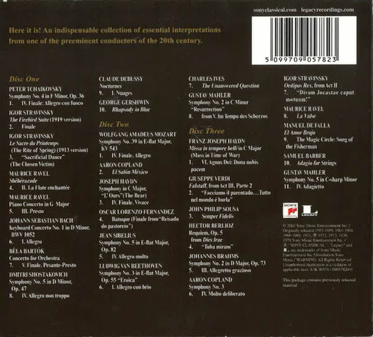 Leonard Bernstein : A Total Embrace - The Conductor (3xCD, Comp, Mono, Spe)