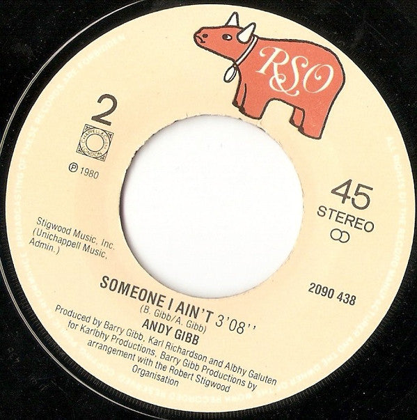 Andy Gibb & Olivia Newton-John : I Can't Help It (7", Single)