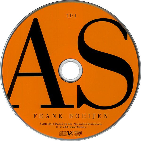 Frank Boeijen : As (2xCD, Album + DVD-V, PAL)