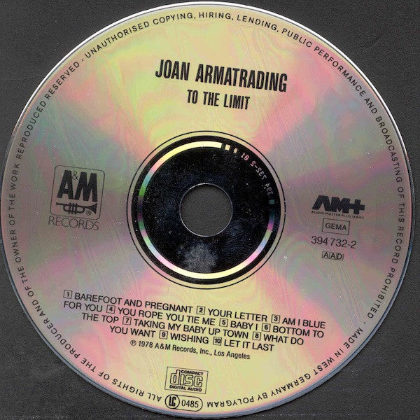 Joan Armatrading : To The Limit (CD, Album, RE)