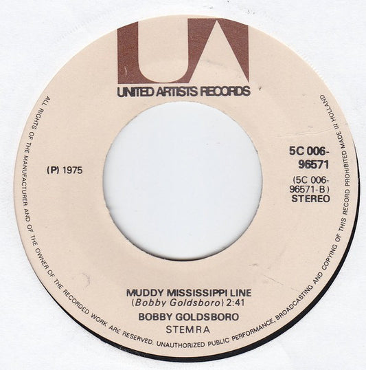 Bobby Goldsboro : Honey / Muddy Mississippi Line (7", Single, RE)