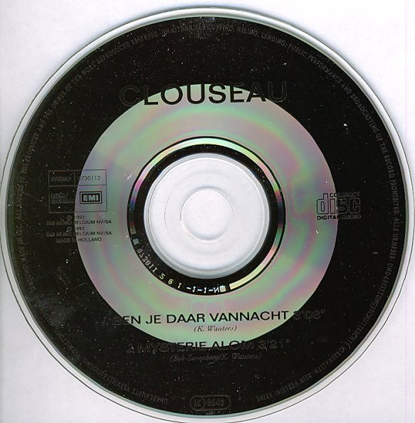 Clouseau : Ben Je Daar Vannacht (CD, Single, Car)