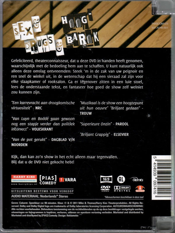 Mike & Thomas : Sex & Drugs & Hoog-Barok (DVD-V, 16:)